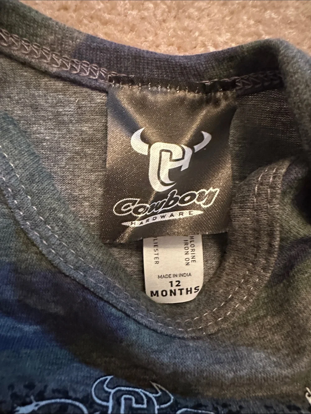 Cowboy to the Core Camo Baby One-Piece